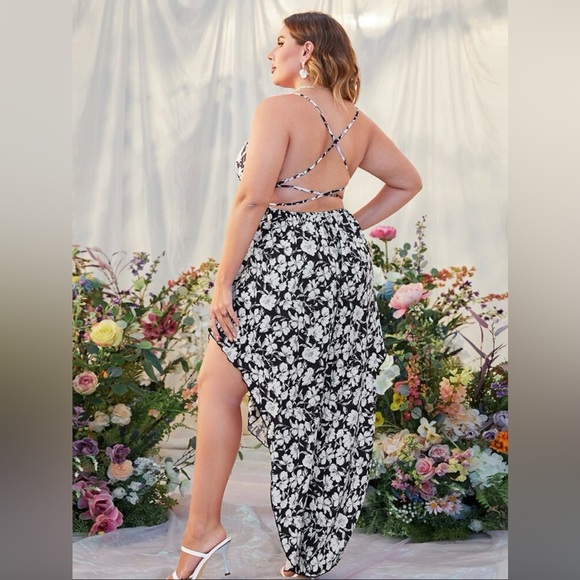 FLOWER PRINT DRESS - Picture 2 of 7